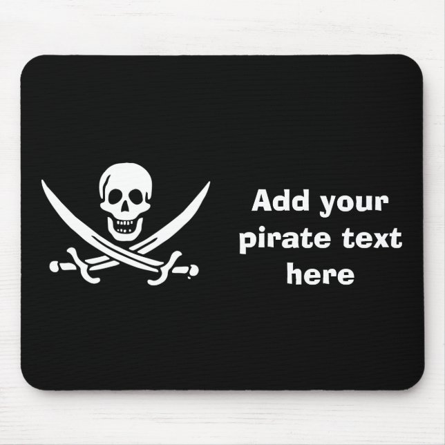 Tapis De Souris Jolly roger pirate flag (Devant)
