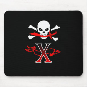Tapis De Souris Jolly Roger X Monogram Initial