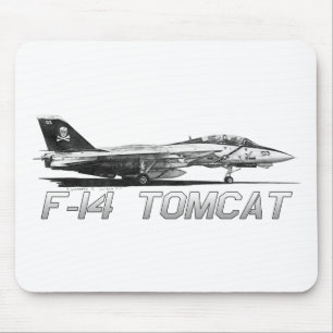 Tapis De Souris Jollys rogers de F14 Tomcat VF-103 - dessin