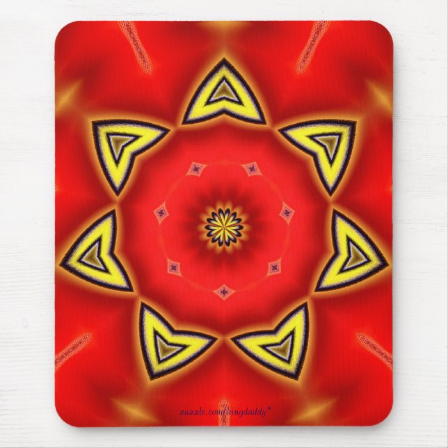 Tapis De Souris Jonquille rouge Mousepad (Devant)