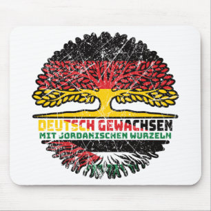 Tapis De Souris Jordanien Allemand Allemagne Arbre