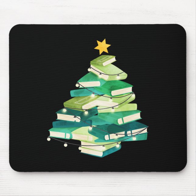 Tapis De Souris Jory Books Livres Pine Tree Fun Lover Lover Ch (Devant)
