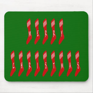 Tapis De Souris Jory Christmas Stocking Typographie Citation