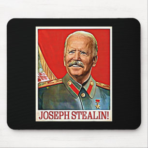 Tapis De Souris Joseph Stealin Anti Joe Biden Mème Parodie Politiq
