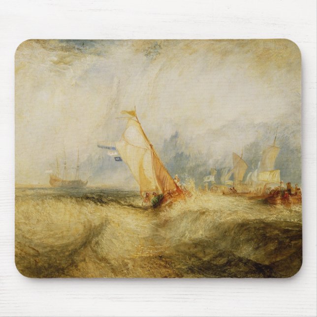 Tapis De Souris Joseph William Turner| Van Tromp Going Ab (Devant)