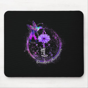 Tapis De Souris Jote Colibri tenant Violet Ribbon Overdose Aw