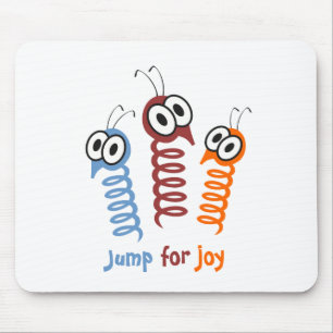Tapis De Souris Jote Jump de joie citer drôle