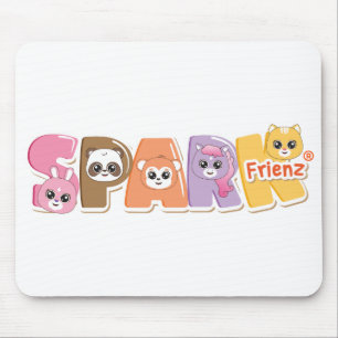 Tapis De Souris Jouer, apprendre et grandir avec des amis adorable