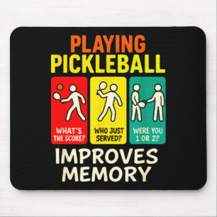 Tapis De Souris Jouer au pickleball améliore la mémoire - paddleba