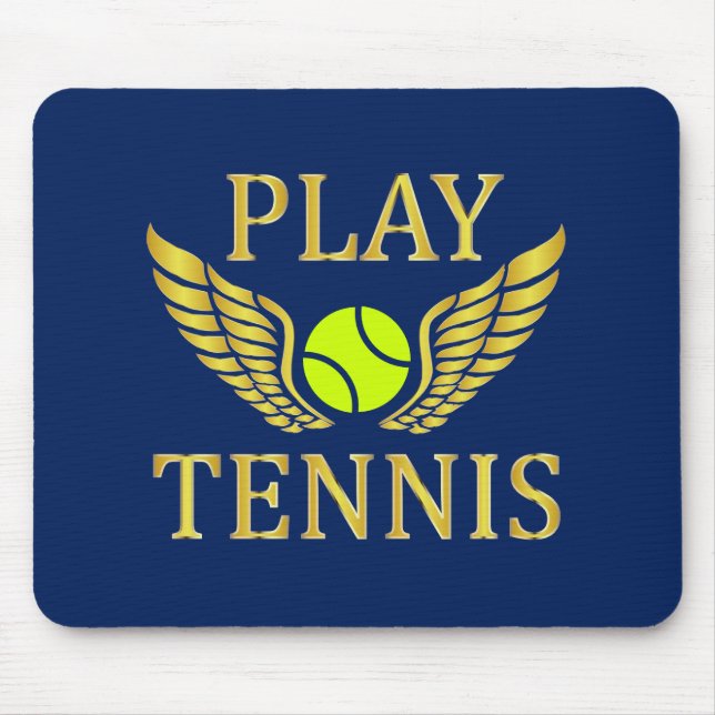 Tapis De Souris Jouer au tennis (Devant)