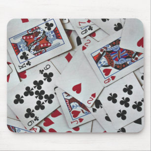 Tapis De Souris Jouer Cartes Poker Jeux Reine Roi