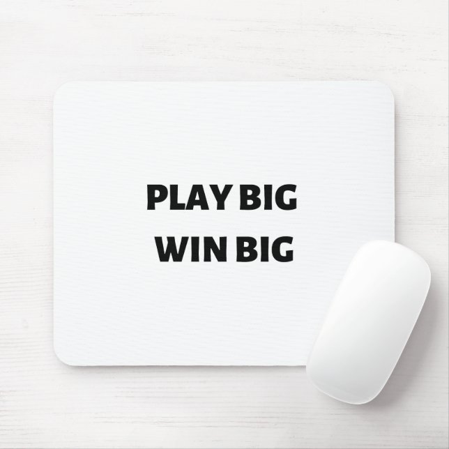 Tapis De Souris Jouer gros gagnant (Avec souris)