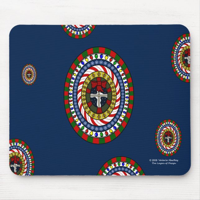 Tapis De Souris Jouer Noël Mousepad (Devant)