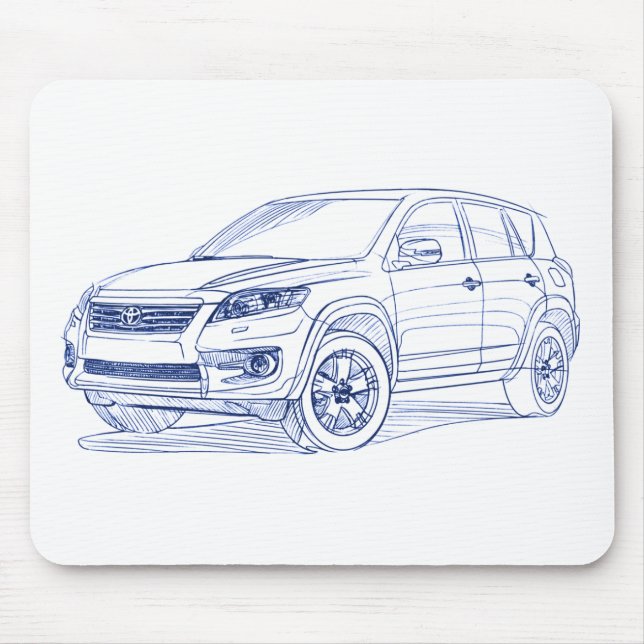 Tapis De Souris Jouet Rav4 2011 (Devant)