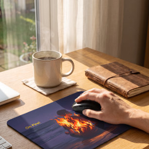 Tapis De Souris Joueur d'artwork Man On Fire