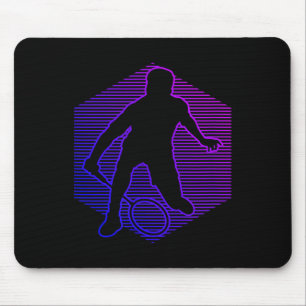 Tapis De Souris Joueur de badminton Badminton Hommes Femmes Volant