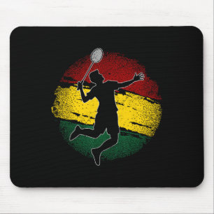 Tapis De Souris Joueur de badminton Drapeau ghanéen Ghana 1