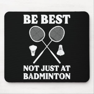 Tapis De Souris Joueur de badminton drôle commentateur de badminto