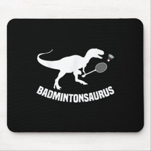 Tapis De Souris Joueur de badminton Équipe de navette Entraîneur d