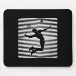 Tapis De Souris Joueur de badminton Shuttle Badminton