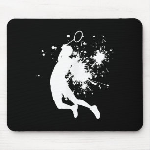 Tapis De Souris Joueur de badminton Squash Homme Navette