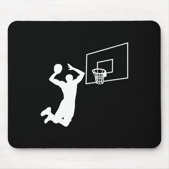Tapis De Souris Joueur de basket-ball Dunk Baller (Devant)