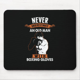Tapis De Souris Joueur de boxe Fan Boxeur Comt Sports Kickboxing V