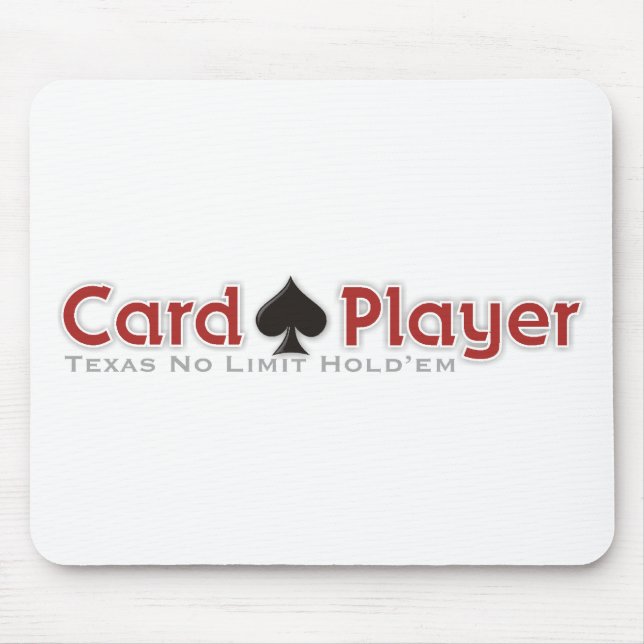 Tapis De Souris Joueur de carte (Devant)