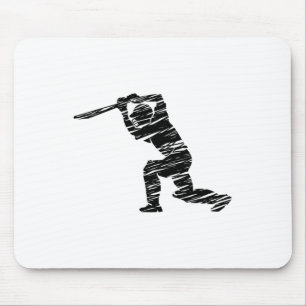Tapis De Souris Joueur de cricket 1