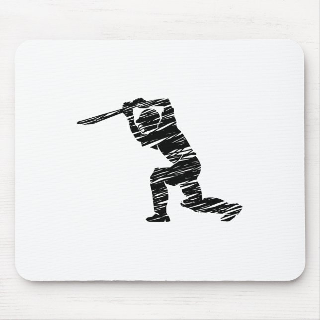 Tapis De Souris Joueur de cricket 1  (Devant)