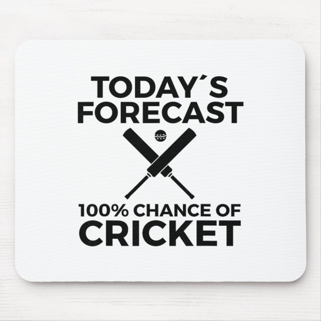 Tapis De Souris Joueur de cricket 10  (Devant)
