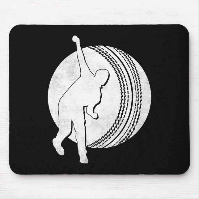 Tapis De Souris Joueur de cricket 12  (Devant)