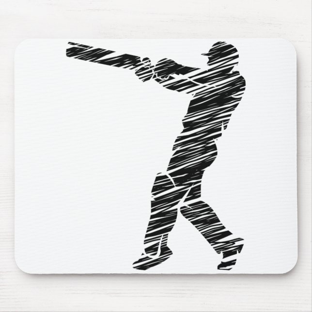 Tapis De Souris Joueur de cricket 6  (Devant)