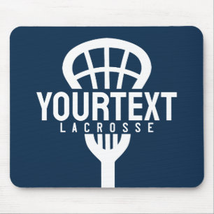 Tapis De Souris Joueur de crosse TEXTE PERSONNALISÉ Team Mesh Spor