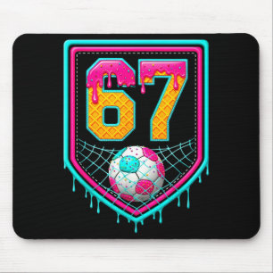 Tapis De Souris Joueur de foot Drip Numéro 67 