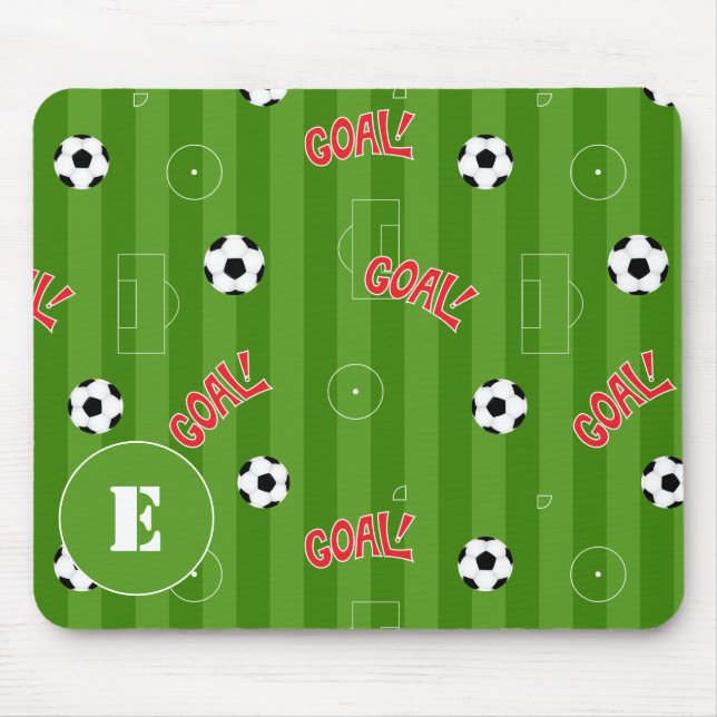 Tapis De Souris Joueur de football personnalisé (Devant)