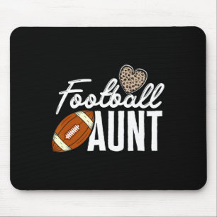 Tapis De Souris Joueur de football Tante Leopard Motif pied