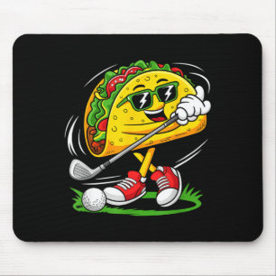 Tapis De Souris Joueur de golf taco cinq de mayo golfeur mexicain