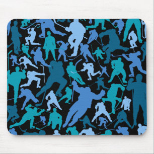 Tapis De Souris Joueur de hockey Motif Souris