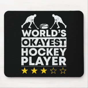 Tapis De Souris Joueur de hockey moyennement bon aux Jeux Olympiqu