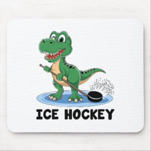 Tapis De Souris Joueur de hockey sur glace mignon Sports Jouent au