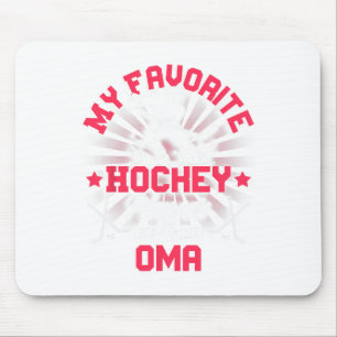 Tapis De Souris Joueur de hockey sur glace Mon joueur de hockey pr