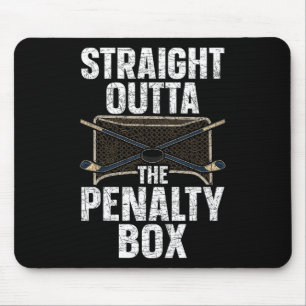 Tapis De Souris Joueur de hockey sur glace tout droit sorti de la