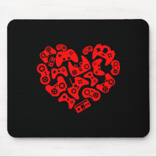 Tapis De Souris Joueur de jeu vidéo Threadrock Cœur de manettes 