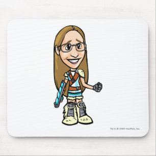 Tapis De Souris Joueur de personnel de montagne de terreur de