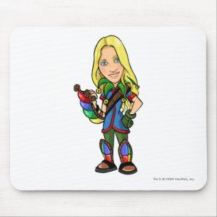 Tapis De Souris Joueur de personnel d'île de Socktastic Roo