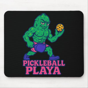 Tapis De Souris Joueur de pickleball drôle pickle ball pickelball 
