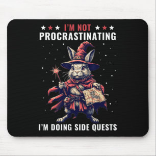 Tapis De Souris Joueur de Rpg Ne Procrastinant Pas En Faisant Des 
