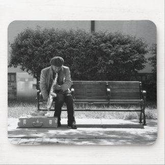 Tapis De Souris Joueur de saxo Mousepad