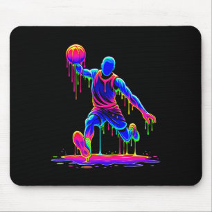 Tapis De Souris Joueur de sketll glace crème dégoulinante fondante